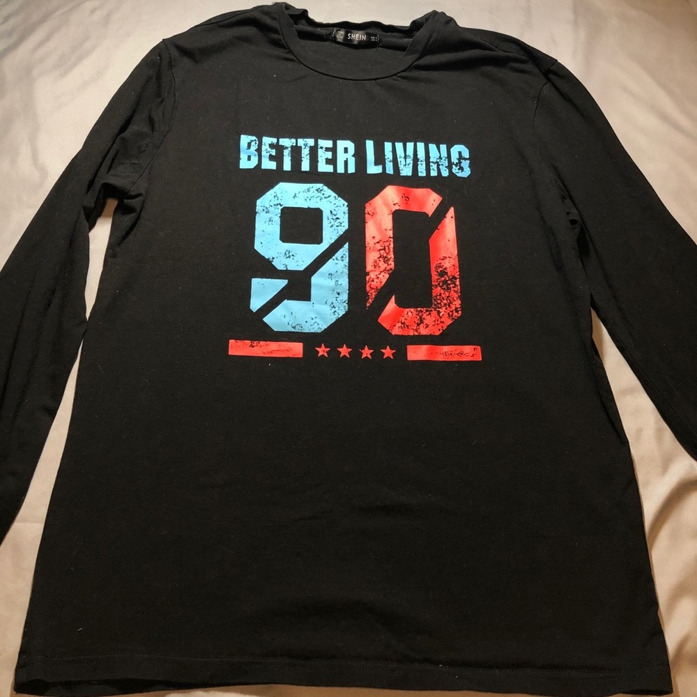 Black Better Living Long Sleeve Tee